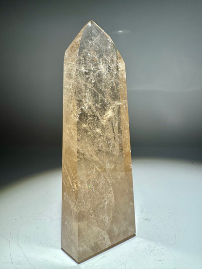 Natur-Citrin 15,4 cm – 421 g 🍯 Extra klare Premium Qualität Brasilien