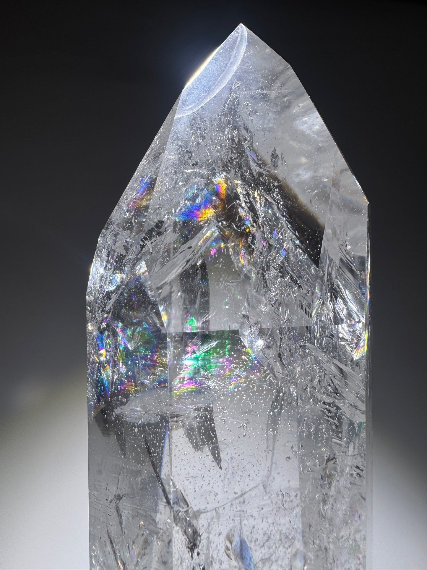 Riesiger Lemurian Kristall – 35 cm, 3.68 kg ✨ Exklusive Qialität