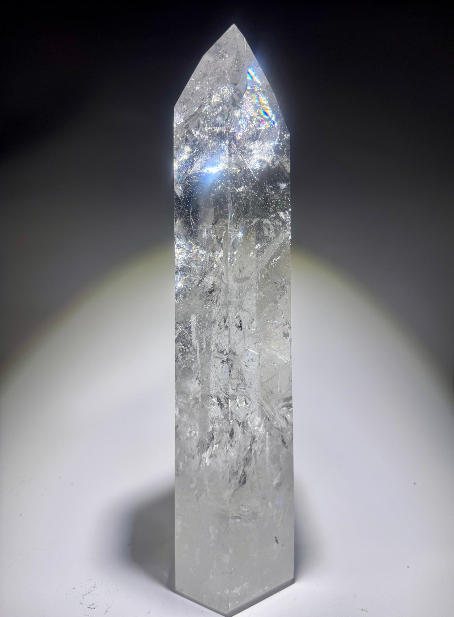 Riesiger Lemurian Kristall – 35 cm, 3.68 kg ✨ Exklusive Qialität