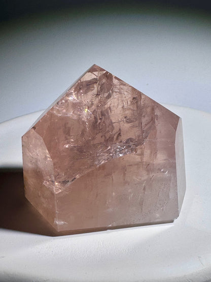 Klare Rosenquarz Spitze 💕- 5.2cm, 135g