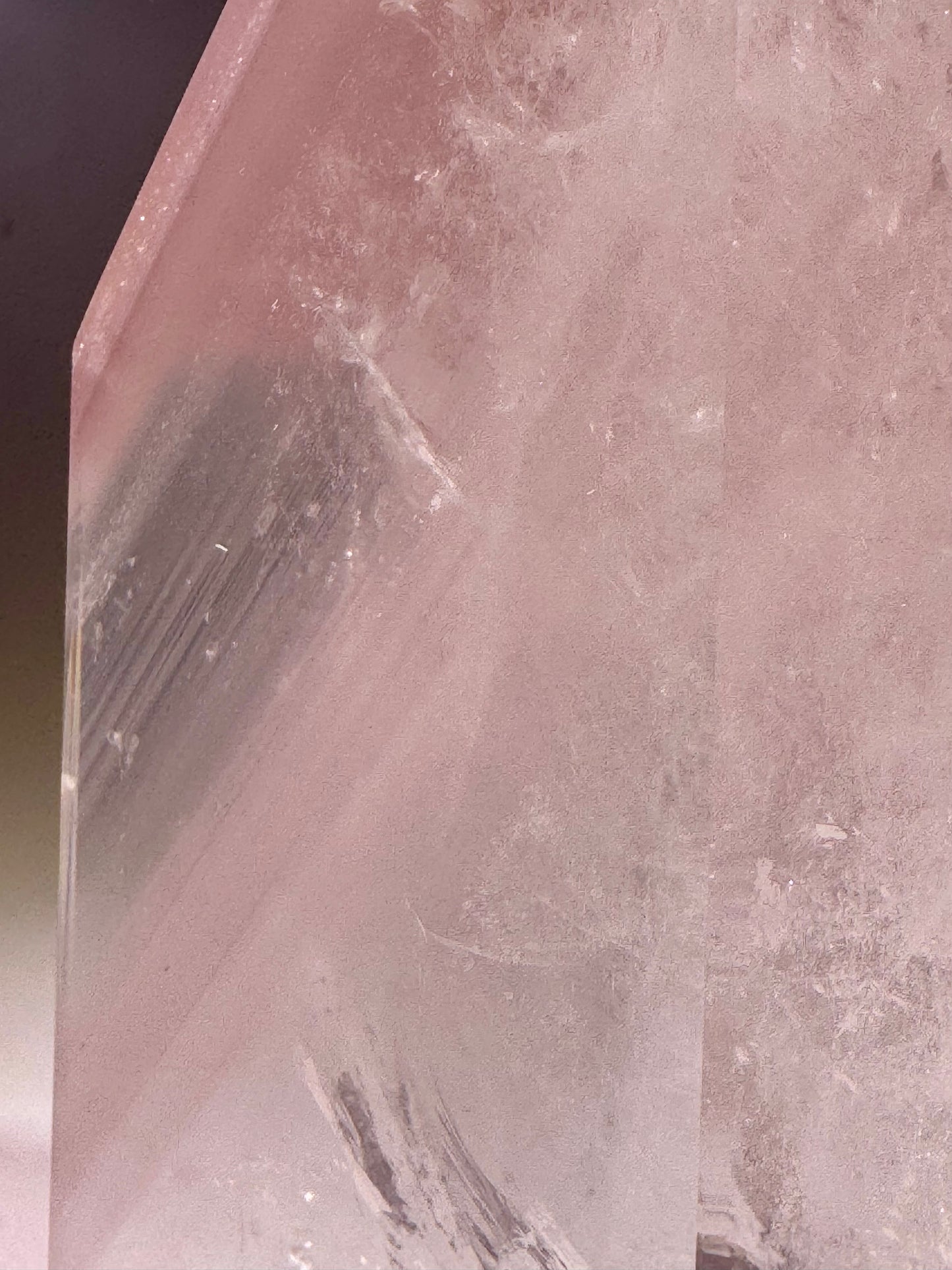 Pink-Lithium Kristall mit Phantomen – 19,5 cm – 2,5 kg – Museumsqualität aus Brasilien