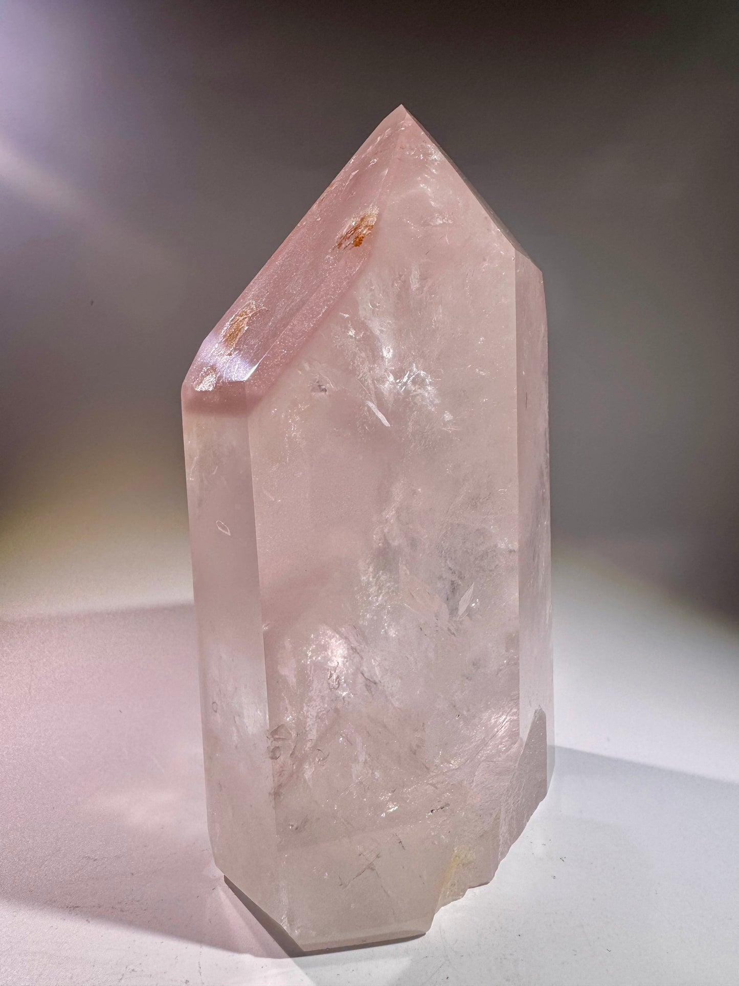 Pink-Lithium Kristall mit Phantomen – 19,5 cm – 2,5 kg – Museumsqualität aus Brasilien