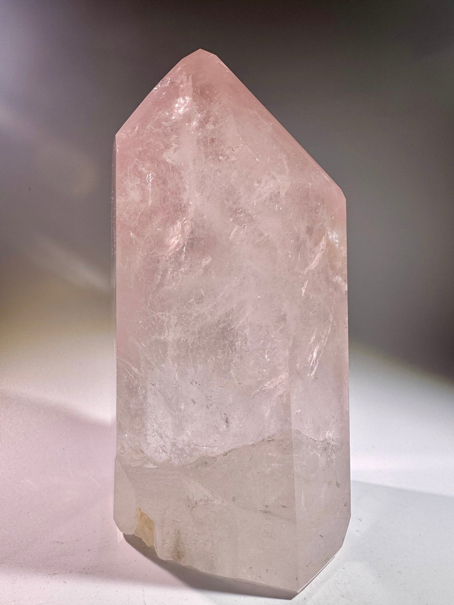 Pink-Lithium Kristall mit Phantomen – 19,5 cm – 2,5 kg – Museumsqualität aus Brasilien