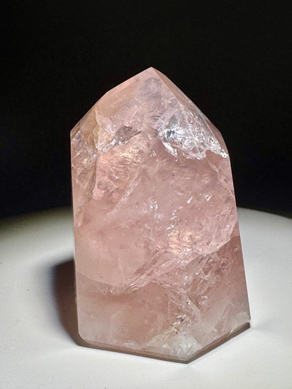 1A Rosenquarz Spitze 🩰 - 5.5cm, 137g