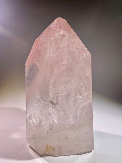 Pink-Lithium Kristall mit Phantomen – 19,5 cm – 2,5 kg – Museumsqualität aus Brasilien