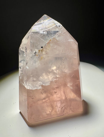 High-Quality Rosenquarz Spitze 🎀 - 6.5cm, 119g