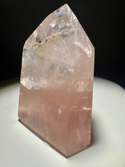 High-Quality Rosenquarz Spitze 🎀 - 6.5cm, 119g