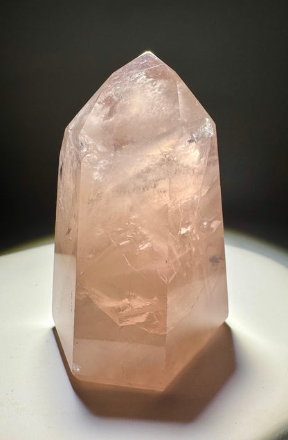 High-Quality Rosenquarz Spitze 🎀 - 7.4cm, 207g
