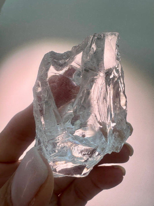 Azeztulite Kristall ca. 5 x 3.3  cm | Lichtstein für göttliche Verbindung