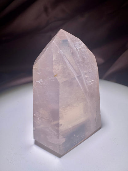 High-Quality Rosenquarz Spitze 🎀 - 6cm, 98g