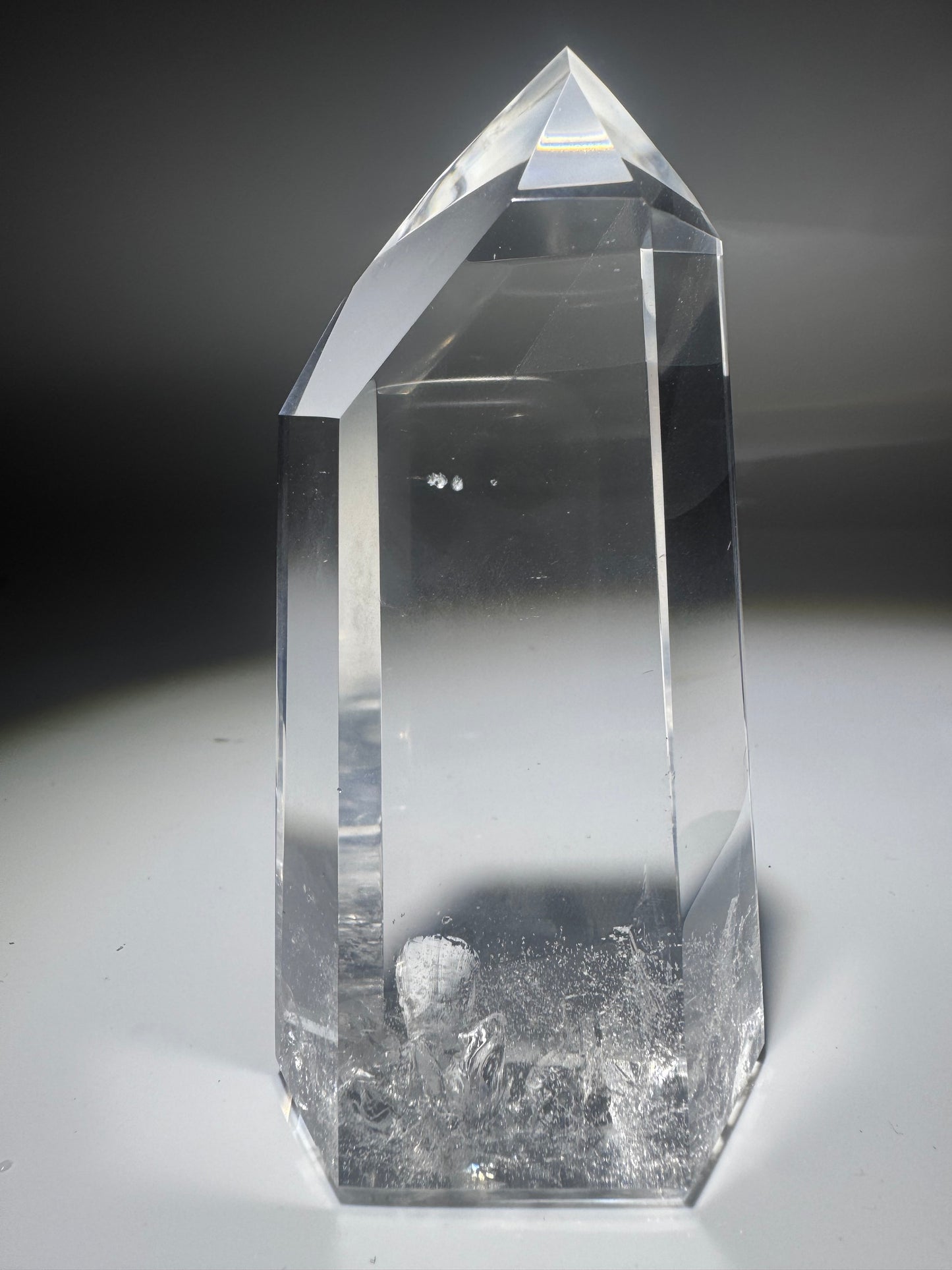 Ultraklare Lemurian Spitze 10,1 cm 267 g Bahia Brasilien