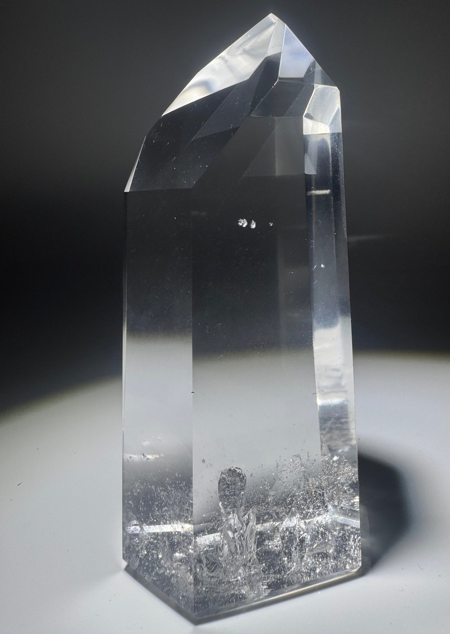 Ultraklare Lemurian Spitze 10,1 cm 267 g Bahia Brasilien