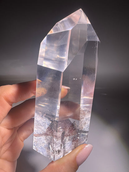 Ultraklare Lemurian Spitze 10,1 cm 267 g Bahia Brasilien