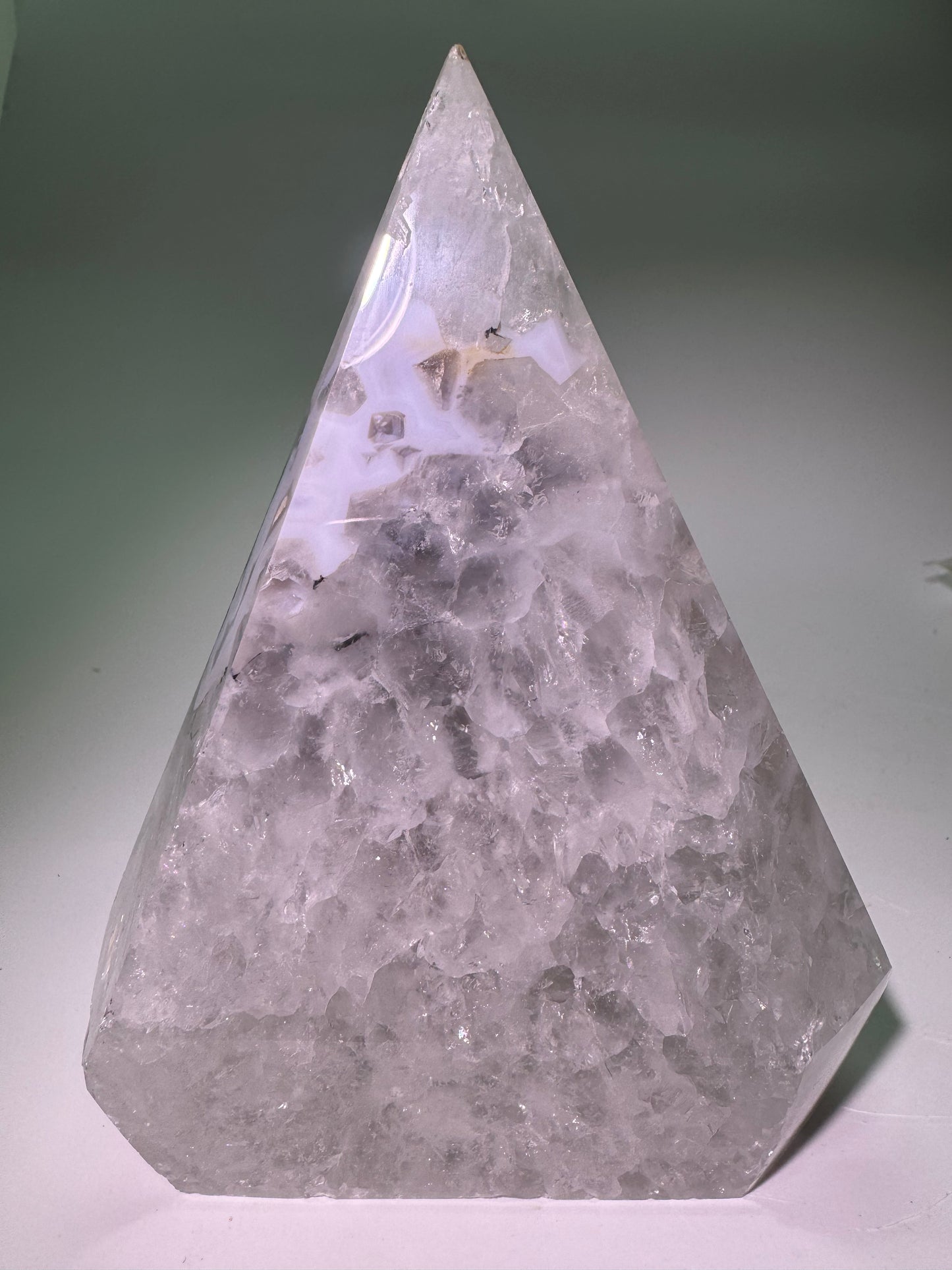 Achat-Diamant aus Brasilien | 14 cm | 870 g