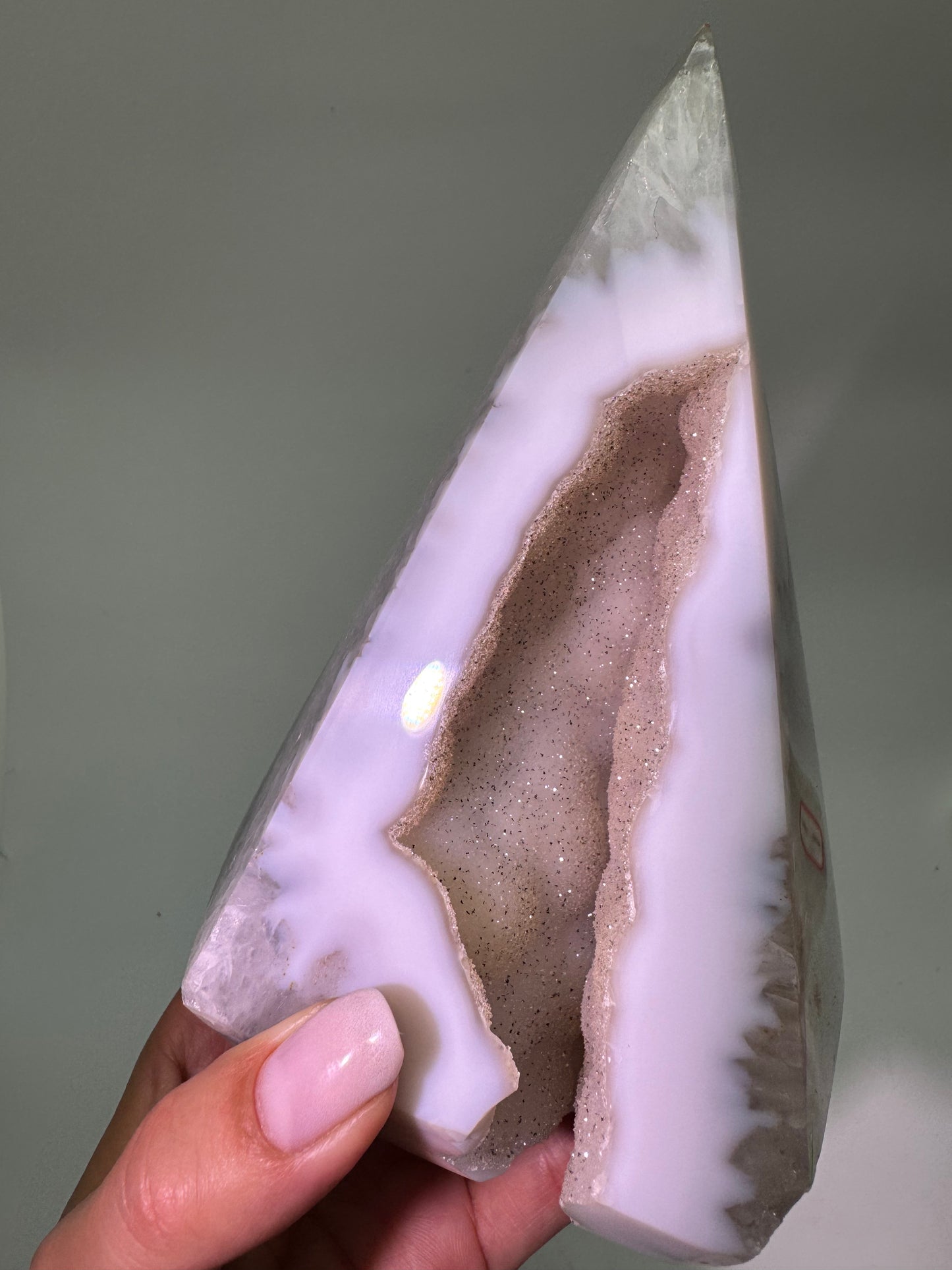 Achat-Diamant aus Brasilien – 17 cm | 1,07 kg 🤍