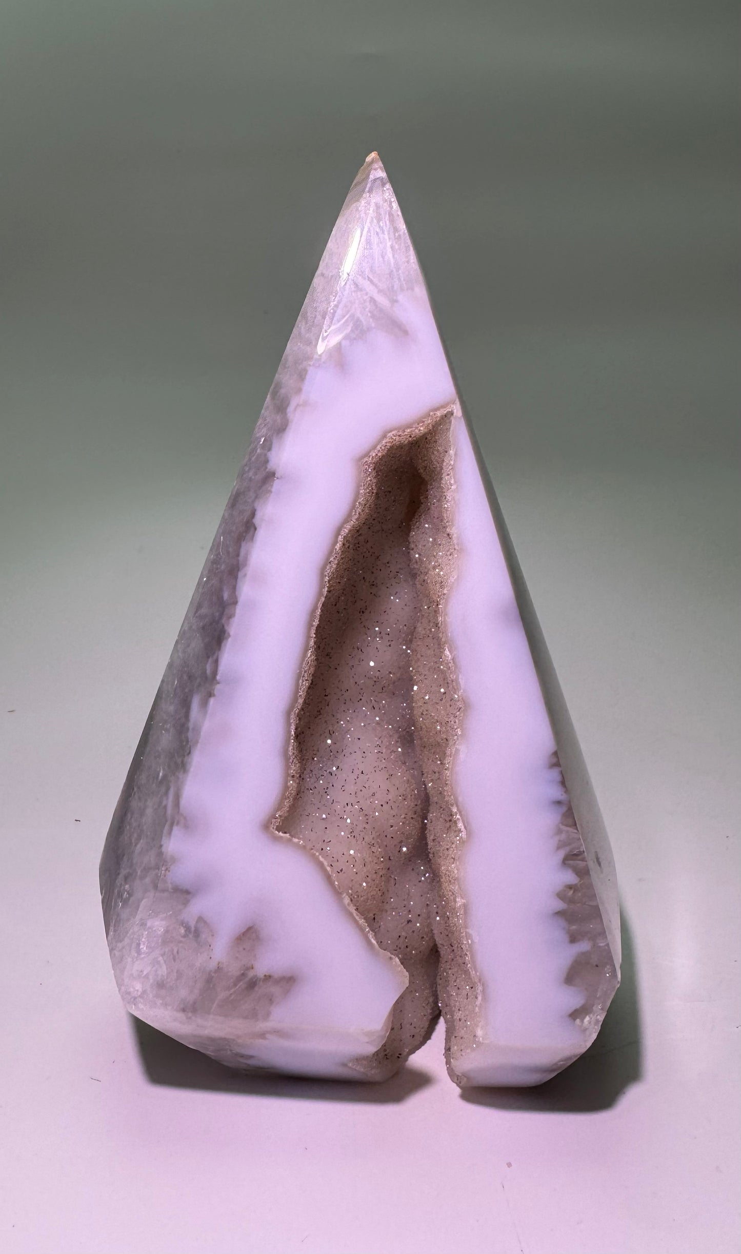 Achat-Diamant aus Brasilien – 17 cm | 1,07 kg 🤍