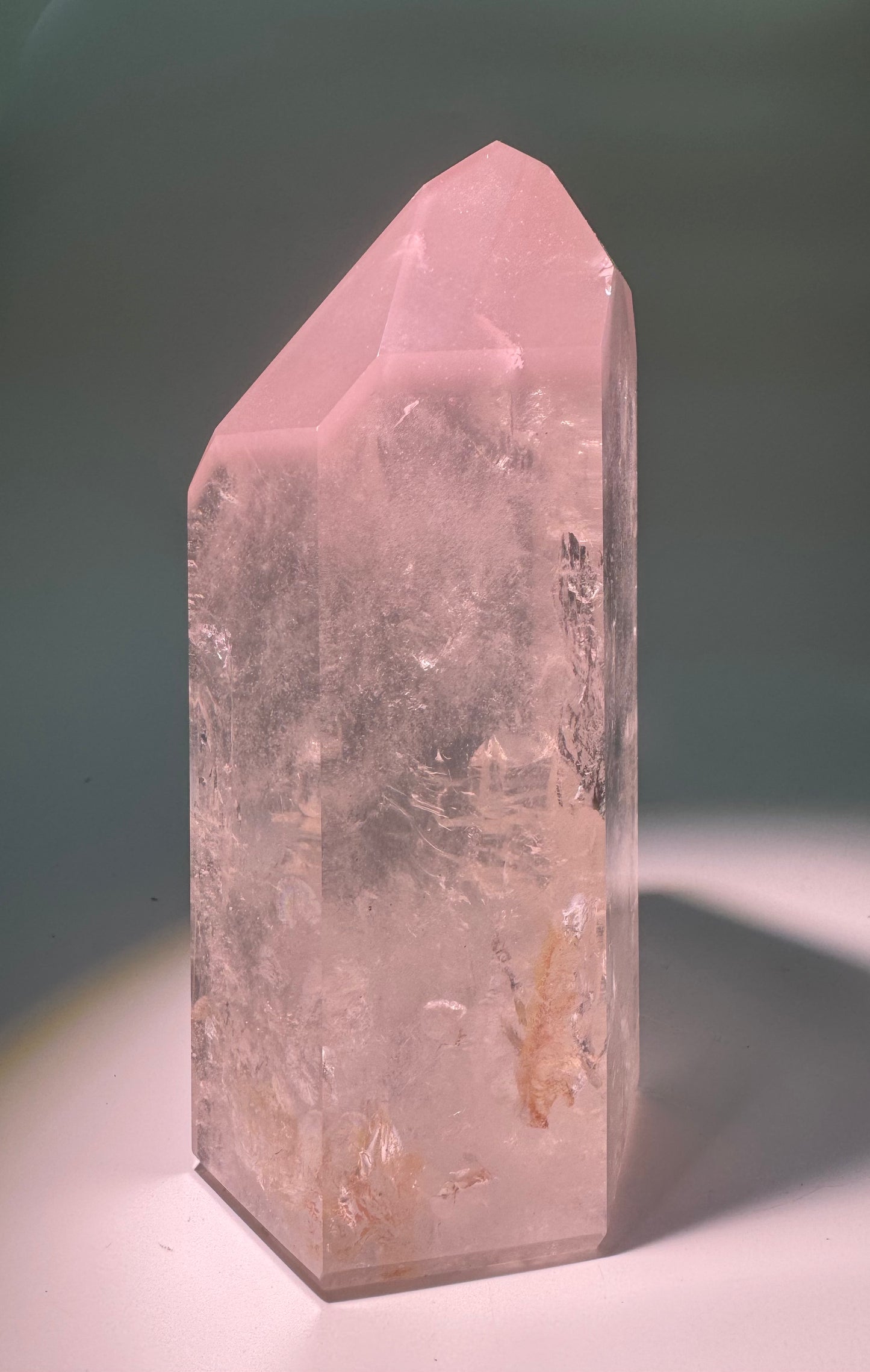 Cristallo di litio rosa qualità AAA I 15,8 cm, 1,22 kg