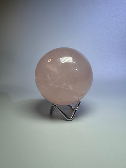 Rosenquarz Kugel - 8cm, 712g