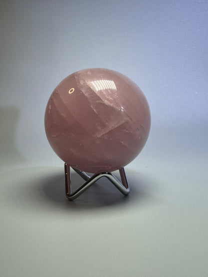 Rosenquarz Kugel - 7cm, 472g