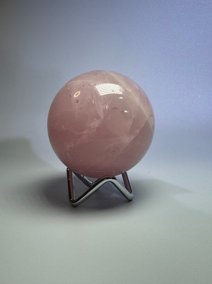 Rosenquarz Kugel - 7cm, 472g