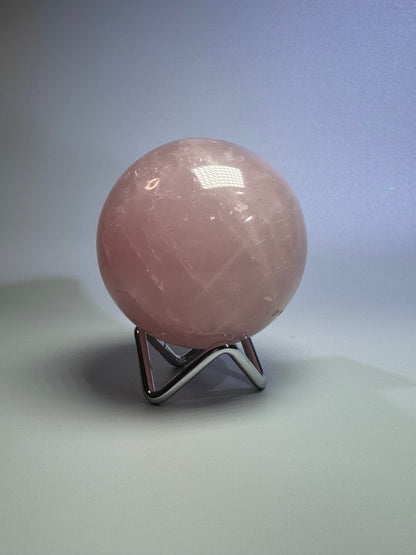Rosenquarz Kugel - 7cm, 472g