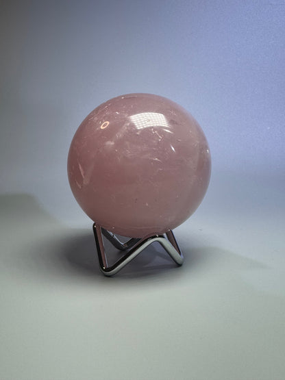 Rosenquarz Kugel - 7cm, 472g