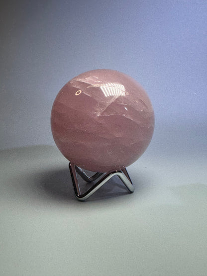 Rosenquarz Kugel - 7cm, 472g