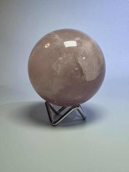 Rosenquarz Kugel - 8cm, 775g