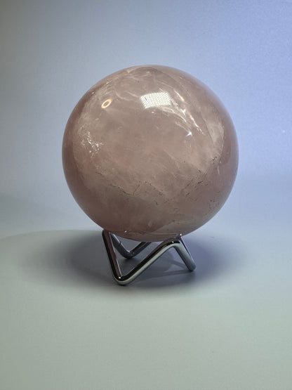 Rosenquarz Kugel - 8cm, 775g