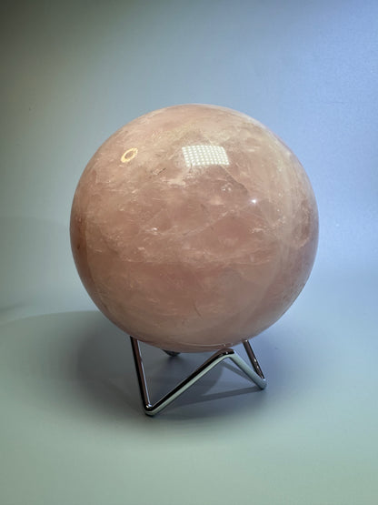 Rosenquarz Kugel - 11.5cm, 2.43kg