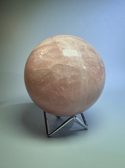 Rosenquarz Kugel - 11.5cm, 2.43kg