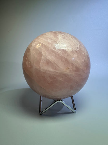 Rosenquarz Kugel - 11.5cm, 2.43kg
