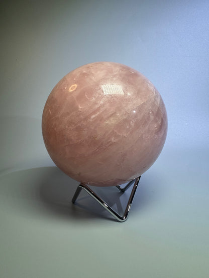 Rosenquarz Kugel - 11.5cm, 2.43kg