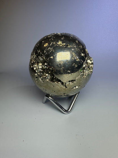 Pyrit Kugel (extra Goldglanz & grossen Kristalle) - 7cm, 715g