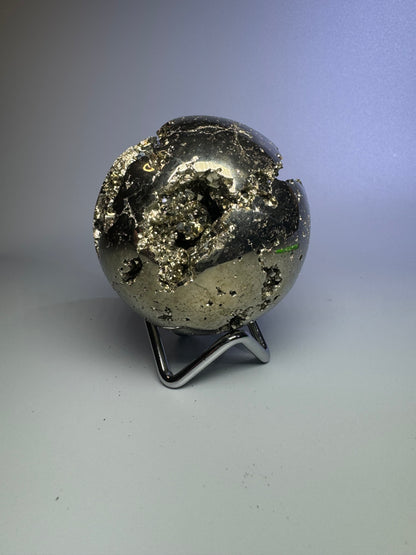 Pyrit Kugel (extra Goldglanz & grossen Kristalle) - 7cm, 715g