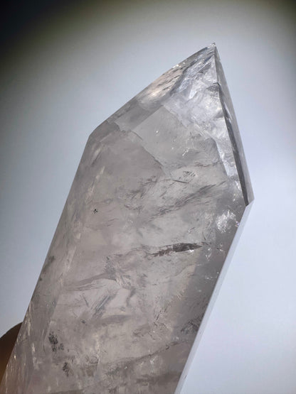 Rosenquarz Spitze 16 cm – Extra klare Premiumqualität Brasilien 💗