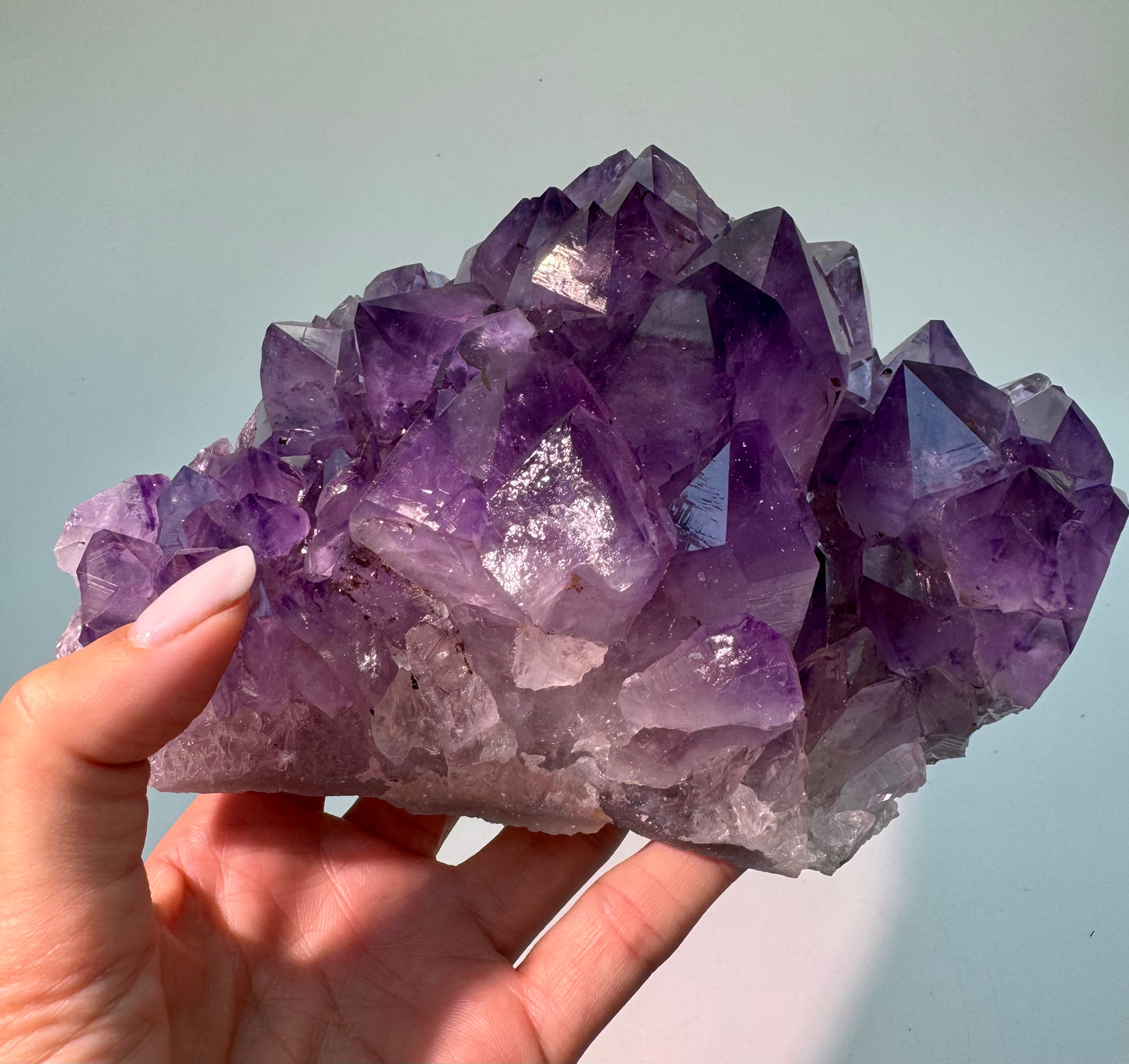 Amethyst Druse 1,66 kg – Amethyst Cluster 15 cm