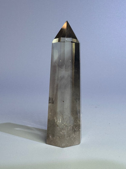 Mini Citrin Spitze mit Phantom - 6cm