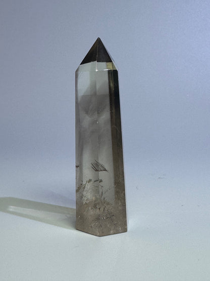 Mini Citrin Spitze mit Phantom - 6cm