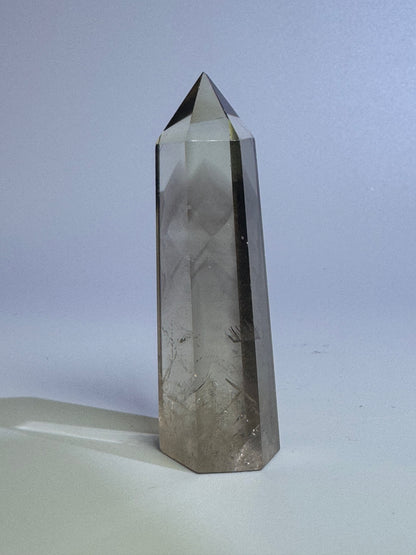 Mini Citrin Spitze mit Phantom - 6cm