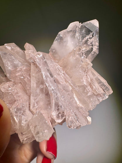 Schöner Pink Lemurian Cluster 💖 - 5.5cm