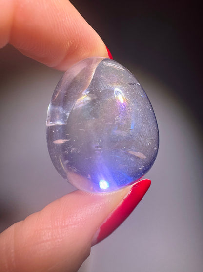Angel Aura Trommelsteine aus Bergkristall ✨