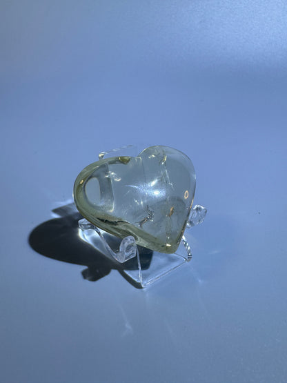 Klares Citrin Herz - 4cm