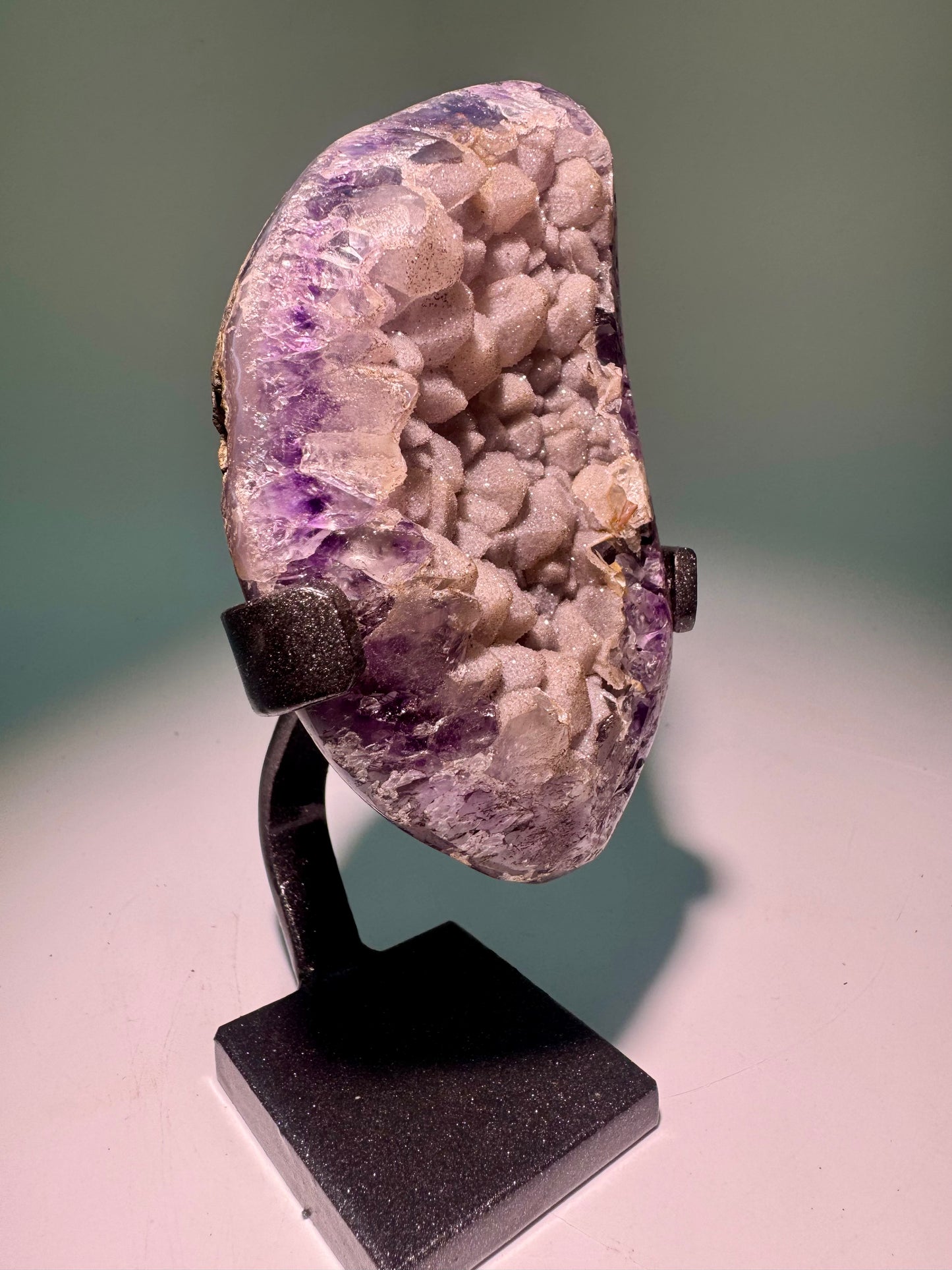 Rainbow Amethyst Freeform Uruguay – Sugar-Kristalle | 14,5 cm