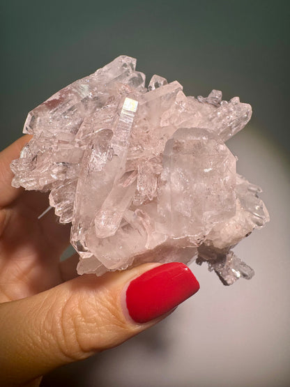 Grosse sehr schöne Rosa Lemurian Stufe 💖 - 9cm, 187g