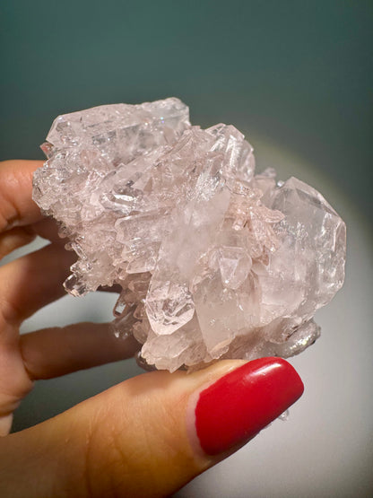 Grosse sehr schöne Rosa Lemurian Stufe 💖 - 9cm, 187g