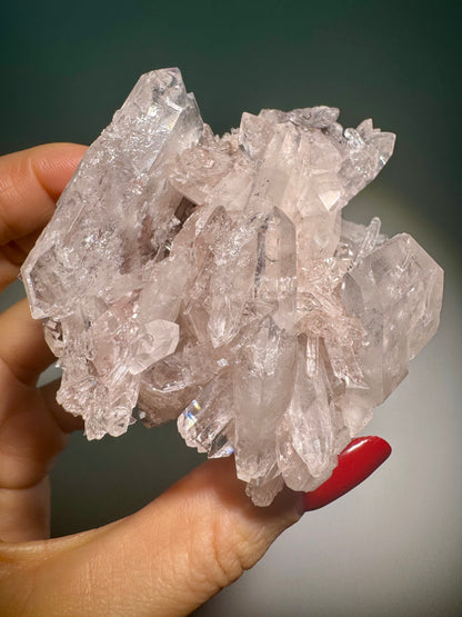 Grosse sehr schöne Rosa Lemurian Stufe 💖 - 9cm, 187g