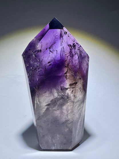 Wunderschöne grosse High-Quality Phantom Ametrin-Spitze ✨💜 - 12.1cm, 415g