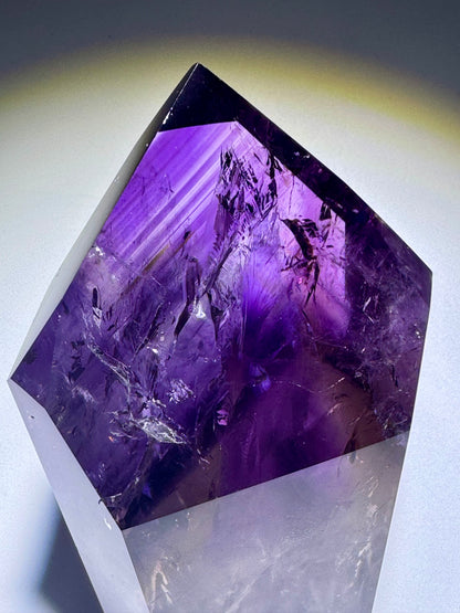 Wunderschöne grosse High-Quality Phantom Ametrin-Spitze ✨💜 - 12.1cm, 415g