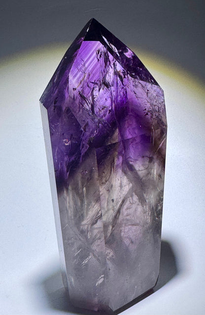 Wunderschöne grosse High-Quality Phantom Ametrin-Spitze ✨💜 - 12.1cm, 415g